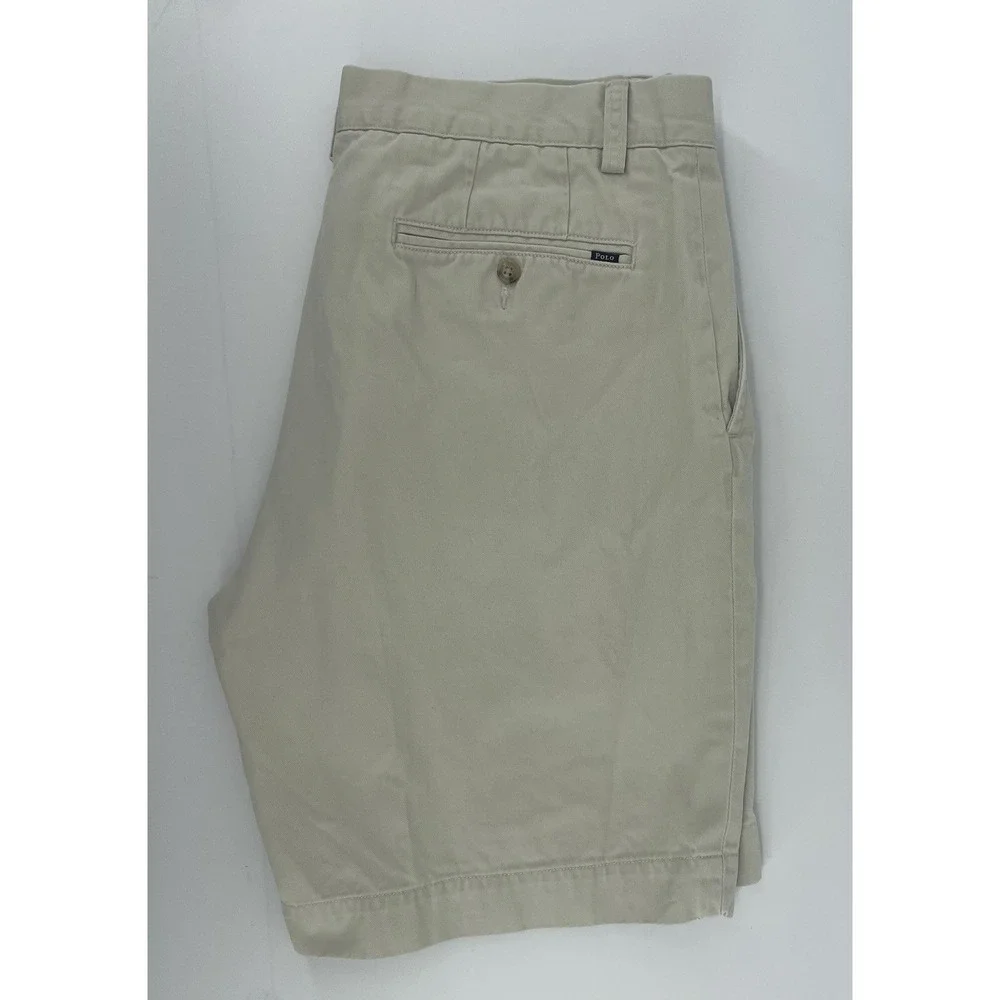 Polo Ralph Lauren Chino Shorts Men 34 Khaki Classic Fit 9